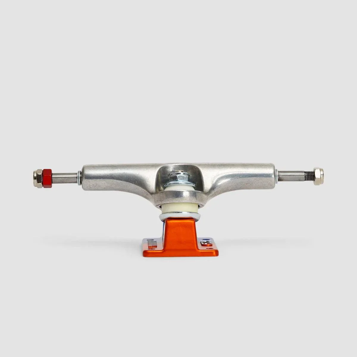 Ace AF1 55 Skateboard Trucks 1 Pair Anodized Blue Orange/Polished - 8.5" - Image 2
