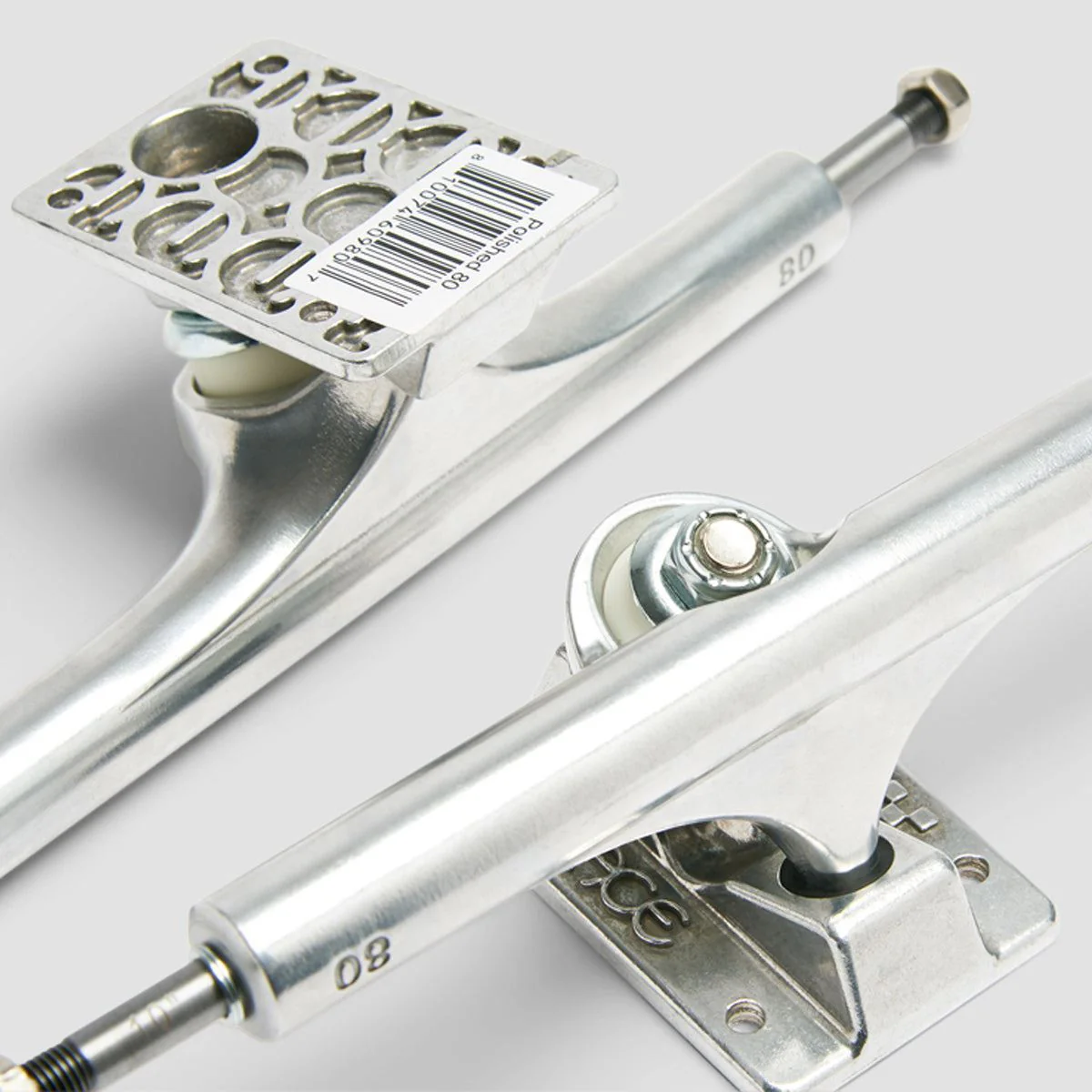 Ace AF1 80 Skateboard Trucks 1 Pair Polished - 10" - Image 4