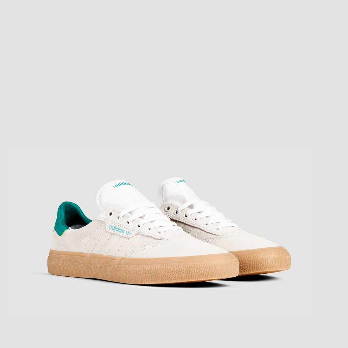 adidas 3MC ADV Shoes - Chalk White/Glory Green/Gum4 - Image 2