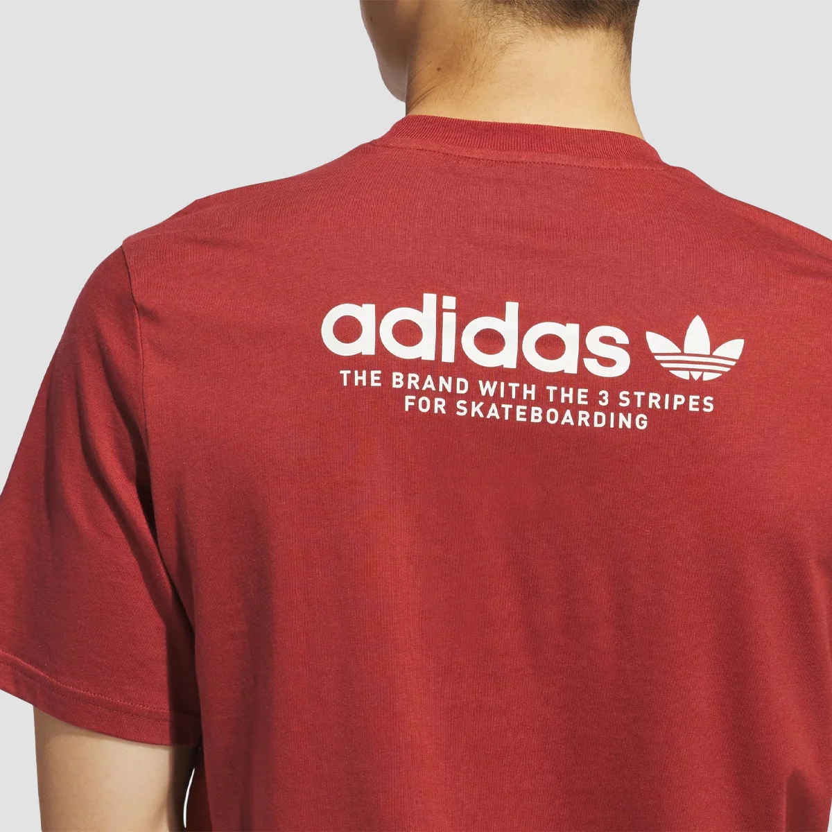 adidas 4.0 Logo T-Shirt (Gender Neutral) Preloved Ruby - Image 2