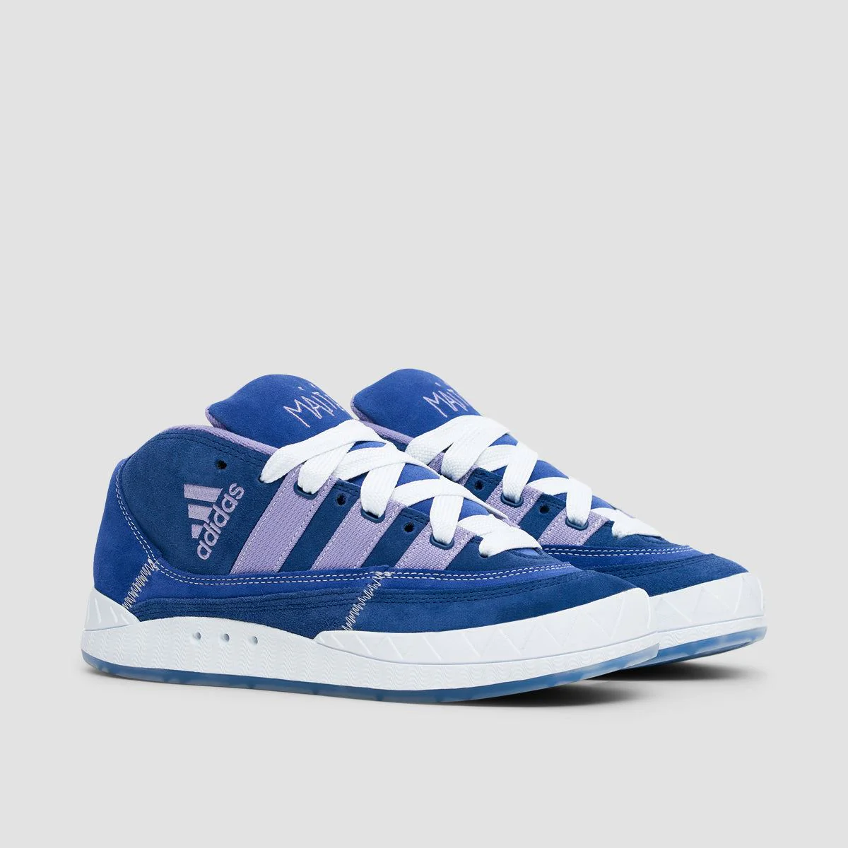 adidas Adimatic Mid X Maite Shoes - Victory Blue/Magic Lilac/Dark Blue - Image 2