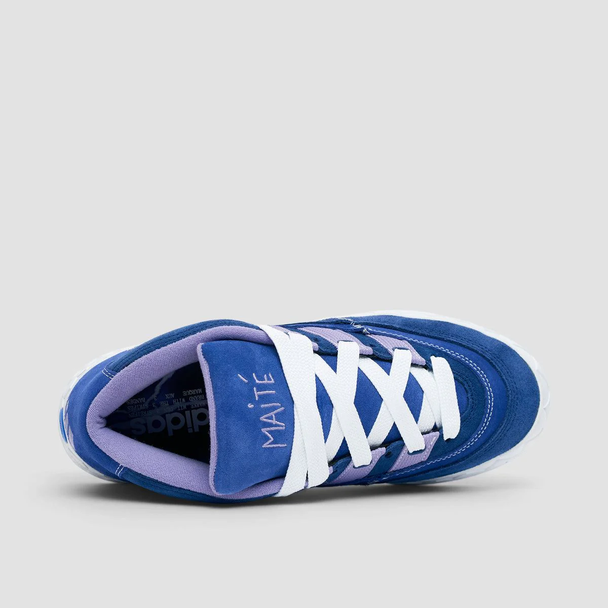 adidas Adimatic Mid X Maite Shoes - Victory Blue/Magic Lilac/Dark Blue - Image 4