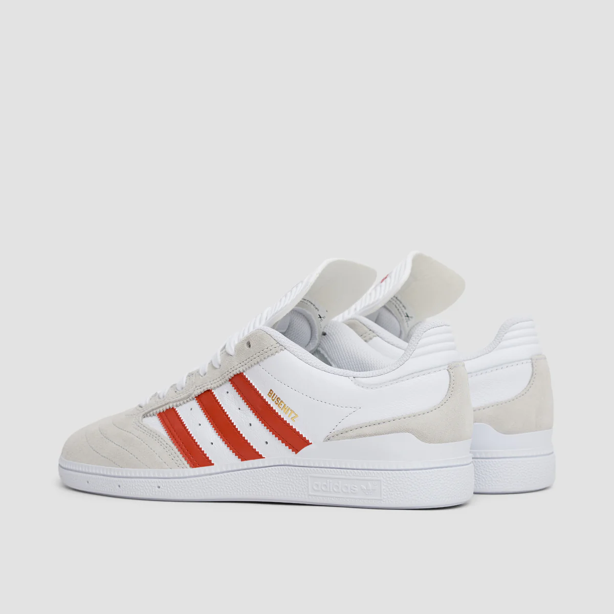 adidas Busenitz Shoes - Footwear White/Bet Scarlet/Gold Metallic - Image 3