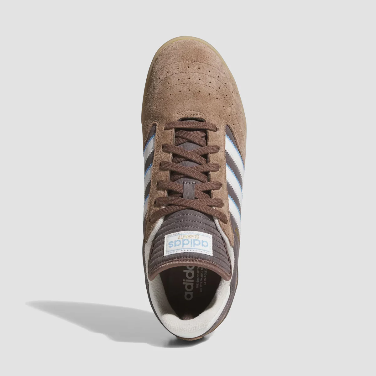 adidas Busenitz Indoor Super Shoes - Earth Strata/Crystal White/Charcoal - Image 2