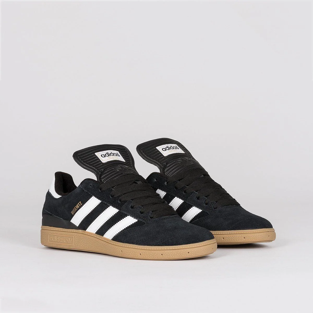 adidas Busenitz Pro Shoes - Black 1/Running White Footwear/Metallic Gold - Image 2