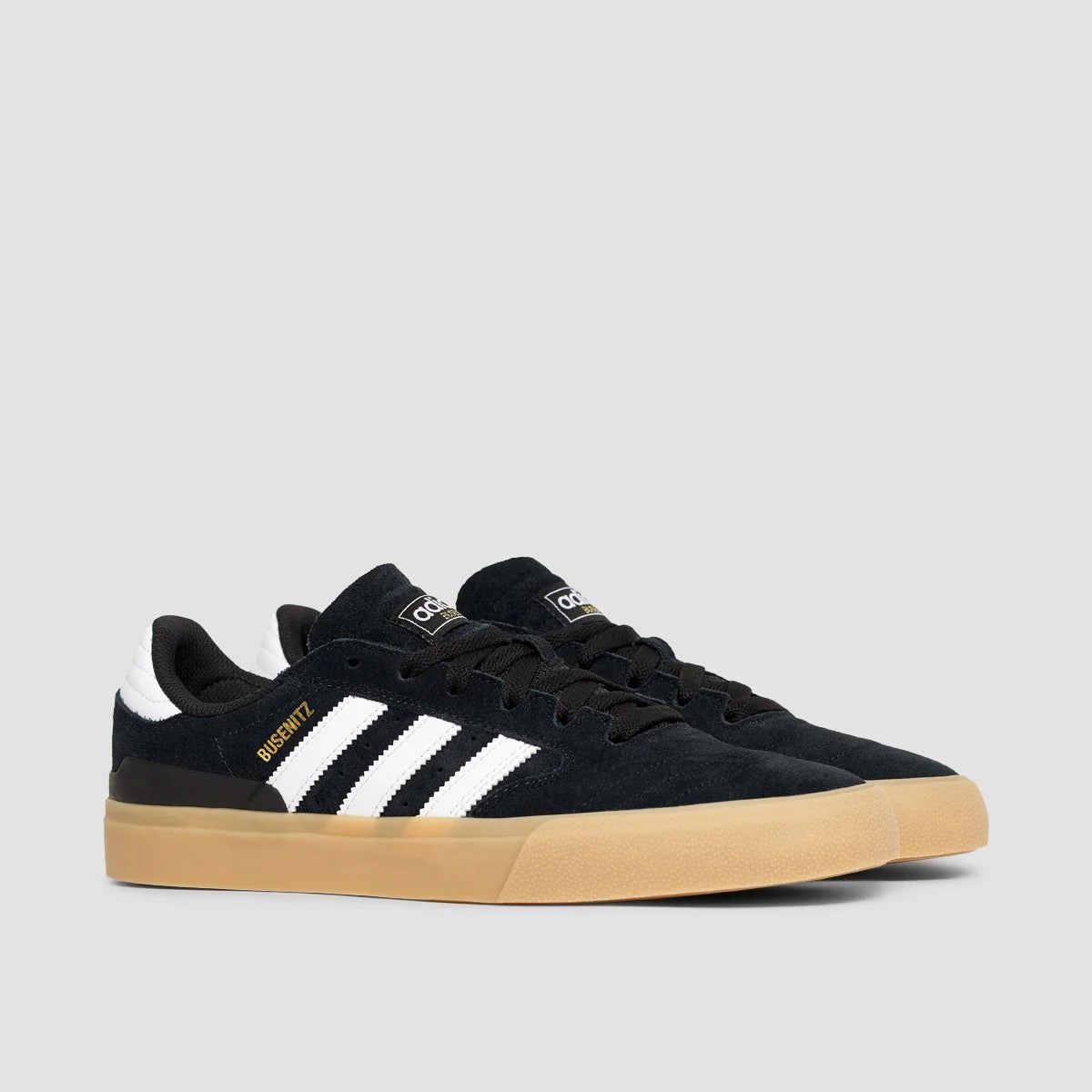 adidas Busenitz Vulc 2 Shoes - Core Black/Footwear White/Gum3 - Image 2
