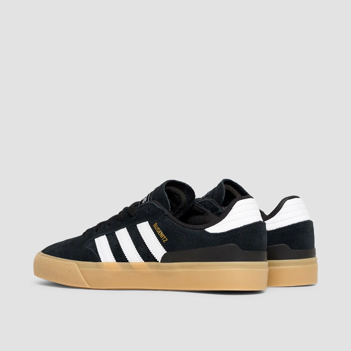 adidas Busenitz Vulc 2 Shoes - Core Black/Footwear White/Gum3 - Image 3