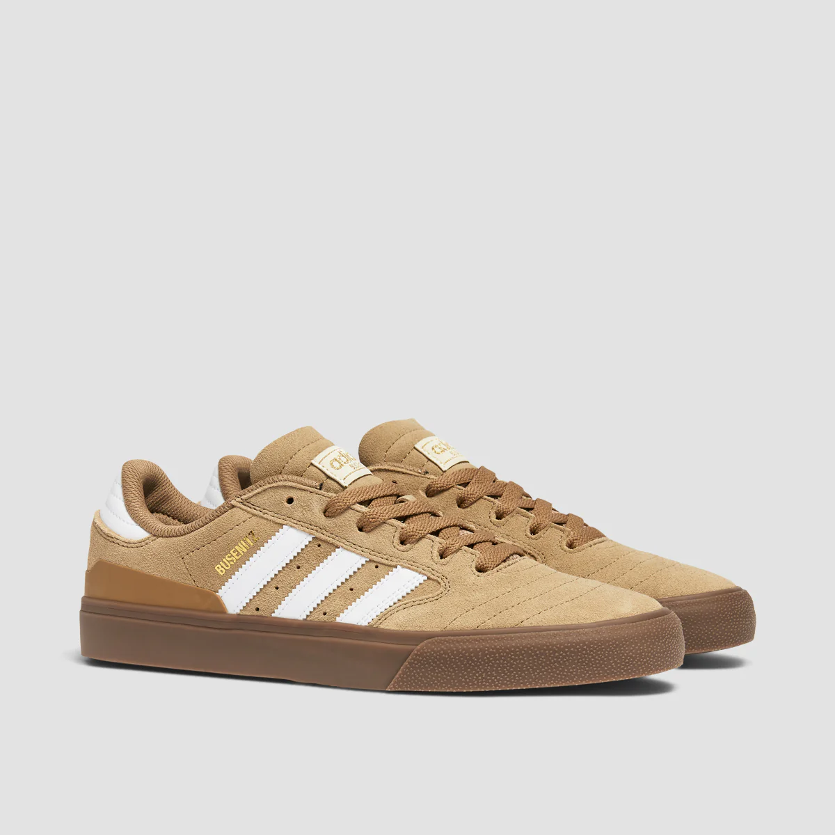 adidas Busenitz Vulc II Shoes - Cardboard/Chalk White/Gold Met - Image 2