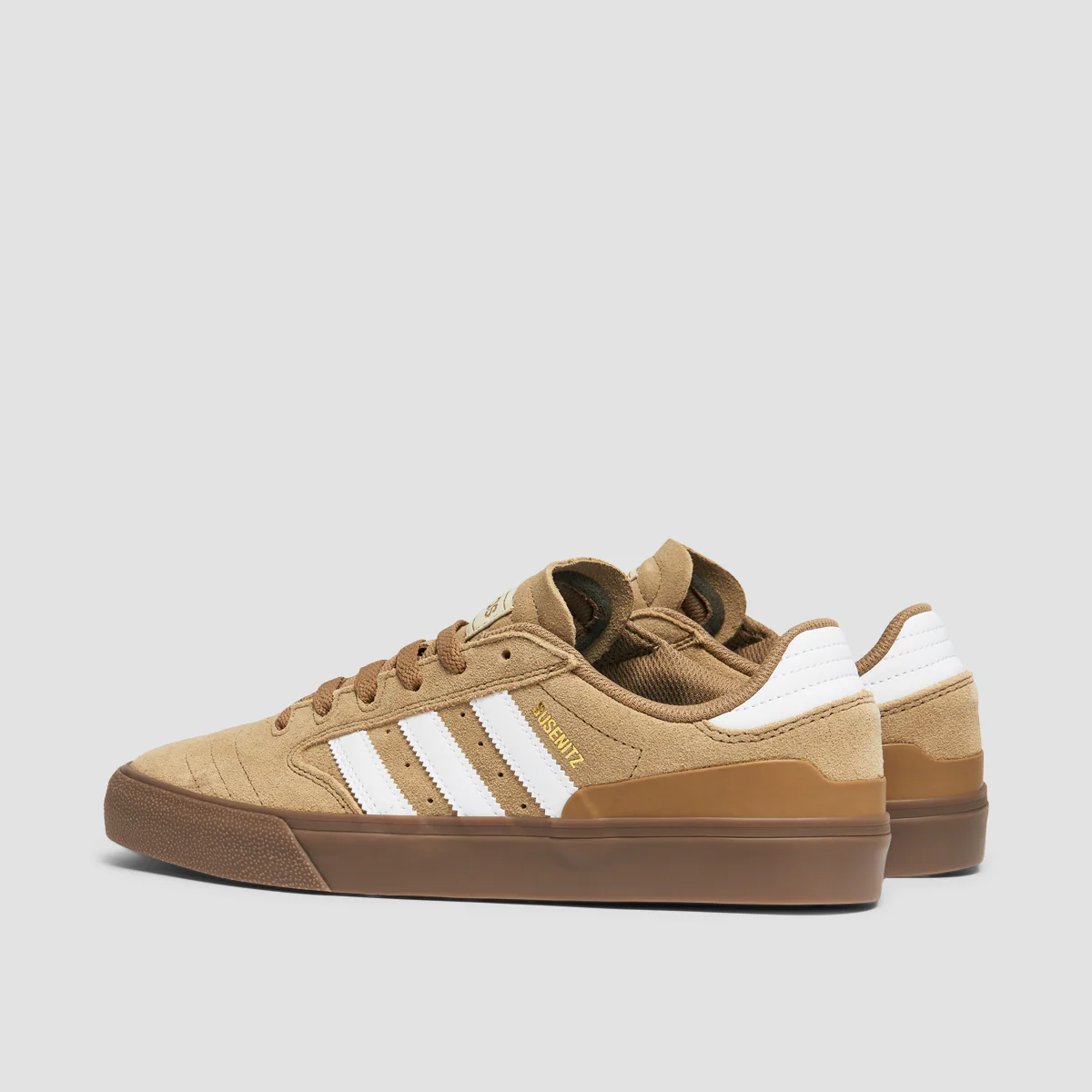 adidas Busenitz Vulc II Shoes - Cardboard/Chalk White/Gold Met - Image 3