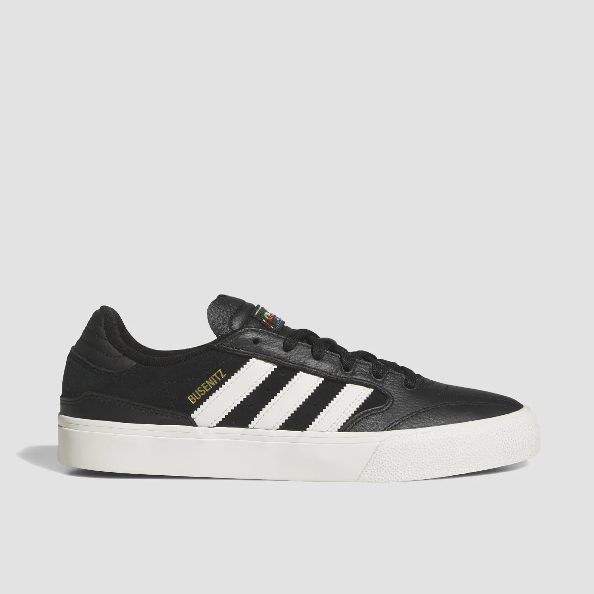 adidas Busenitz Vulc II Shoes - Core Black/Chalk White/Gold Met.