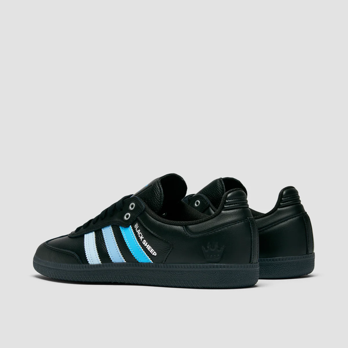 adidas CLTFC x Black Sheep Samba ADV Shoes - Core Black/Ftwr White/Ice Blue - Image 3