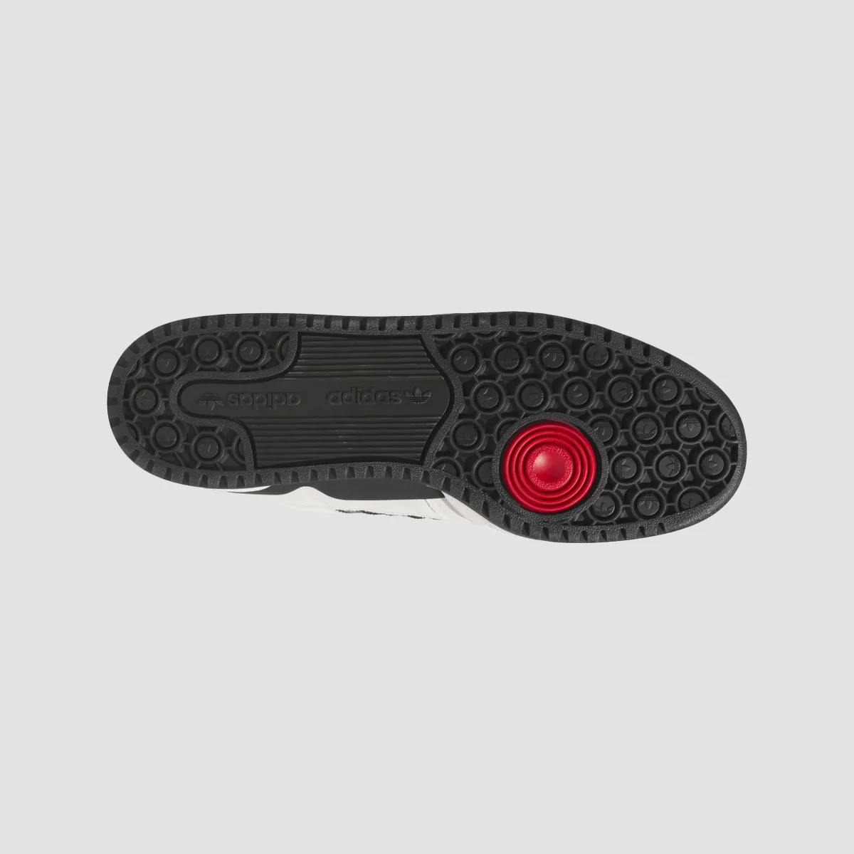 adidas Forum 84 Low ADV Shoes - Crystal White/Core Black/Better Scarlet - Image 4
