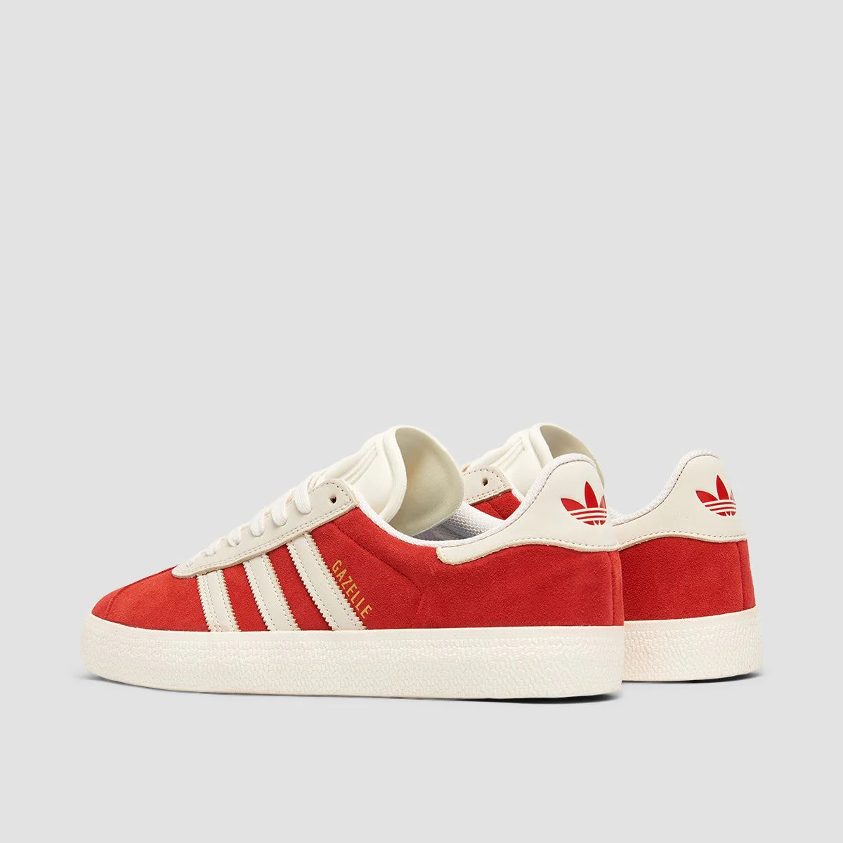 adidas Gazelle Shoes - Better Scarlet/Chalk White/Gold Met. - Image 3