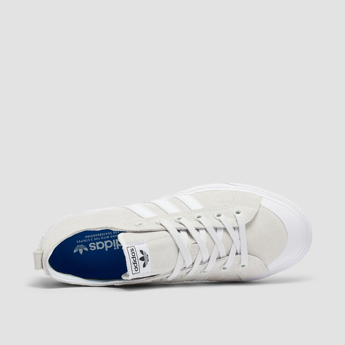 adidas Nizza Low ADV Shoes - Crystal White/Ftwr White/Ftwr White - Image 4