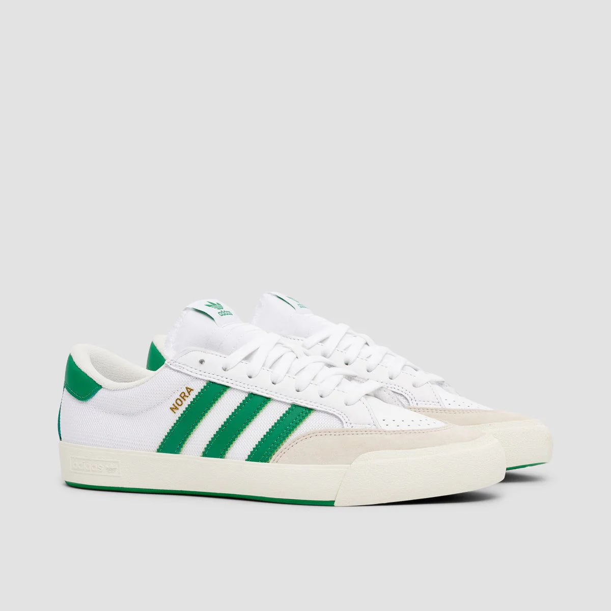 adidas Nora Shoes - Footwear White/Green/Footwear White - Image 2