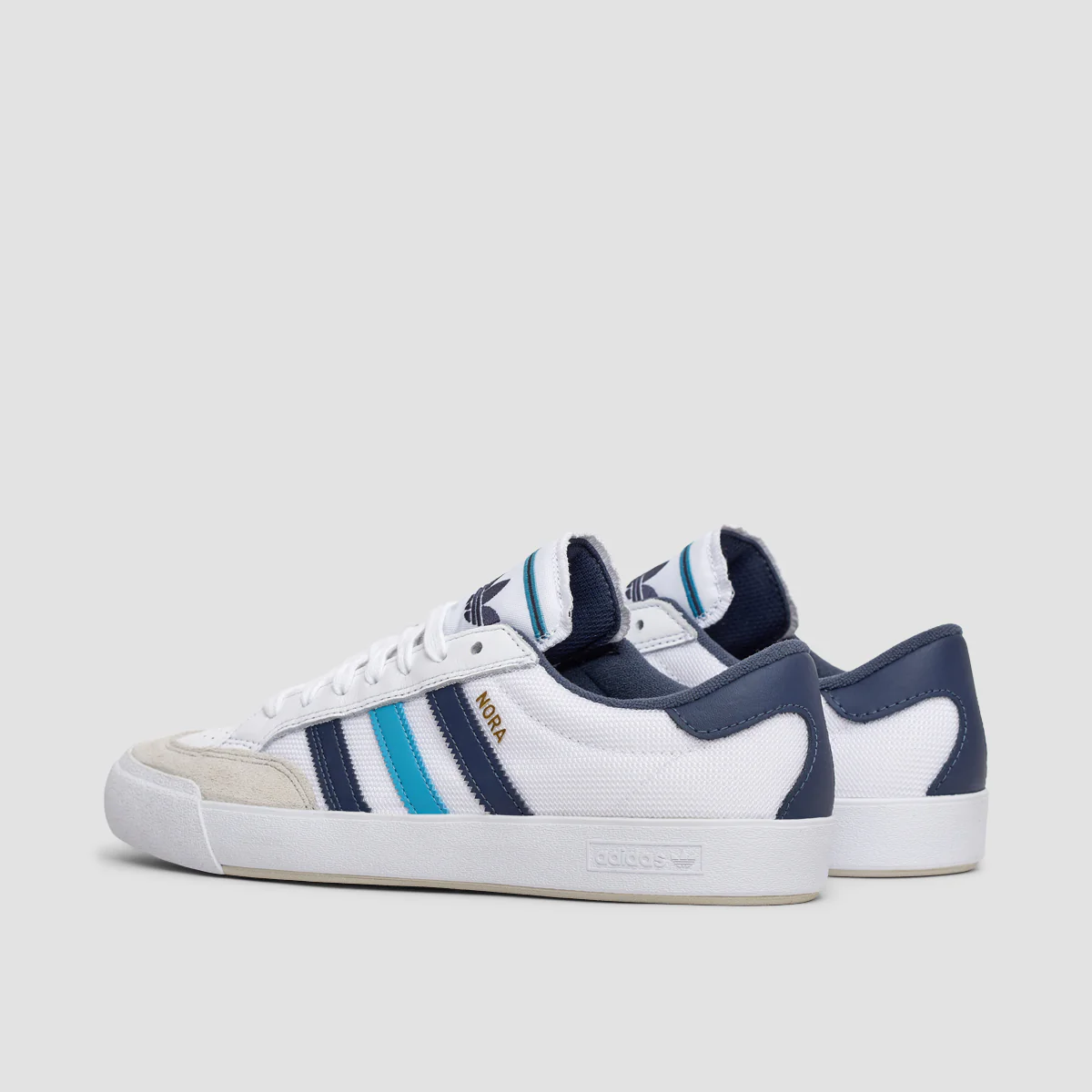adidas Nora Shoes - Footwear White/Pre Blue/Shadow Navy - Image 3