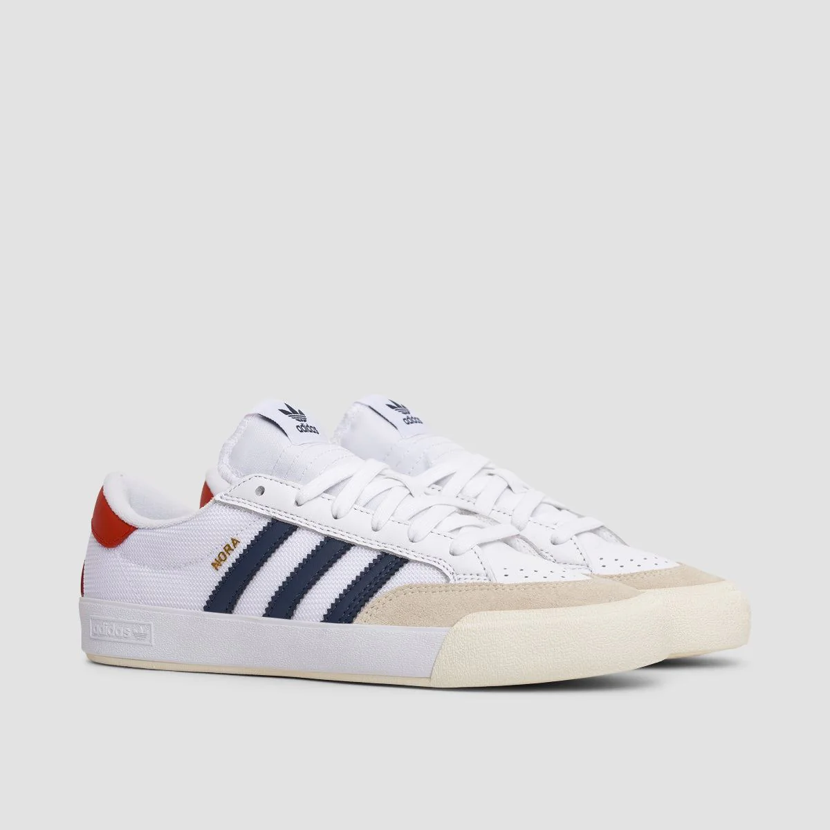 adidas Nora Shoes - Footwear White/Shadow Navy/Scarlet - Image 2