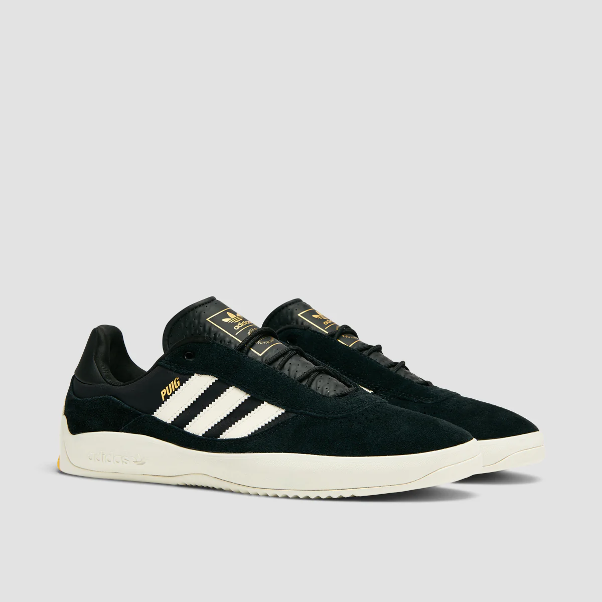 adidas Puig Shoes - Core Black/Ivory/Bold Gold - Image 2