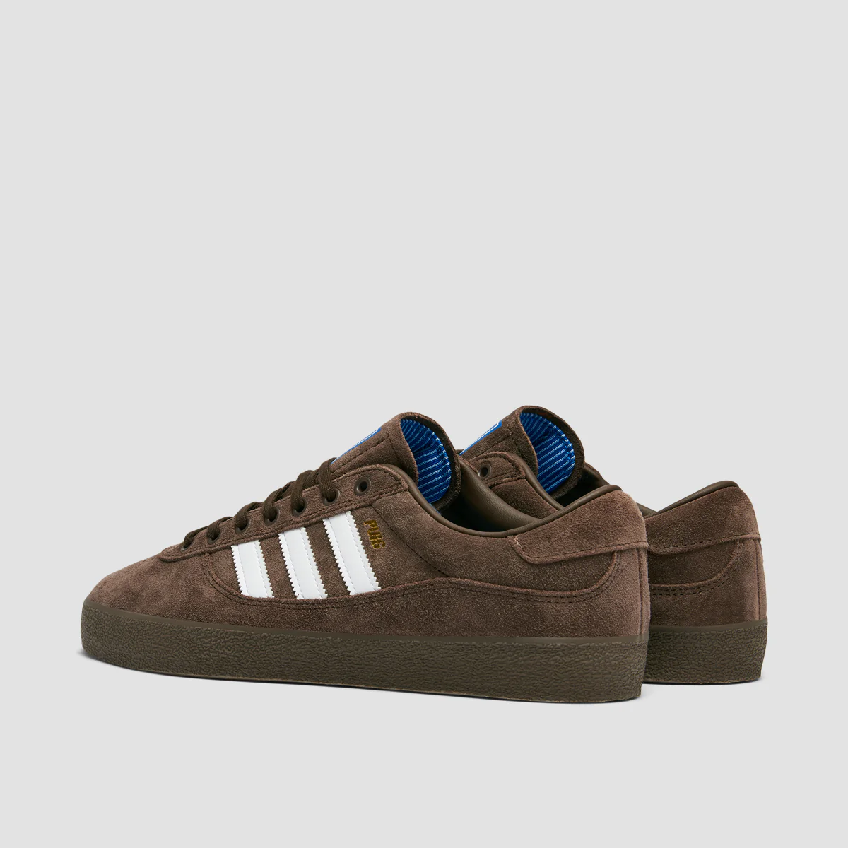 adidas Puig Indoor Shoes - Brown/Ftwr White/Bluebird - Image 3