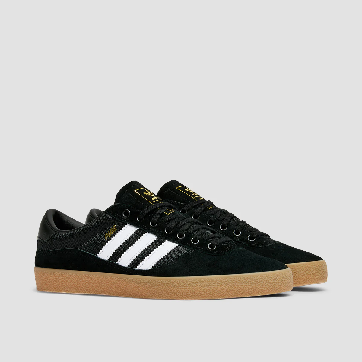 adidas Puig Indoor Shoes - Core Black/Ftwr White/Gum4 - Image 2