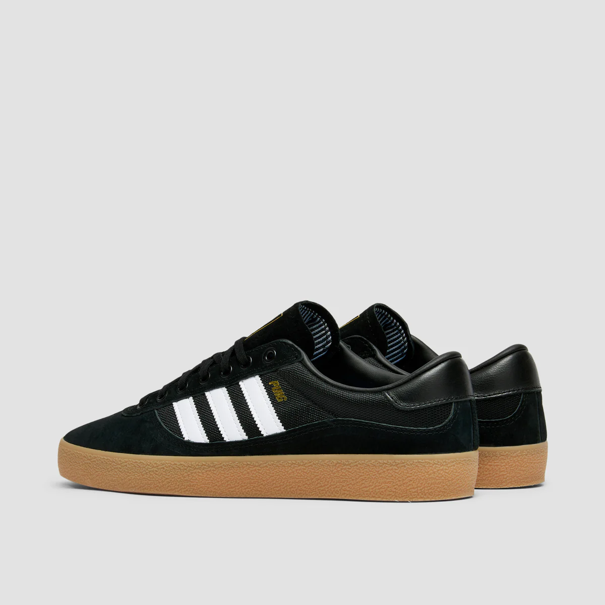 adidas Puig Indoor Shoes - Core Black/Ftwr White/Gum4 - Image 3