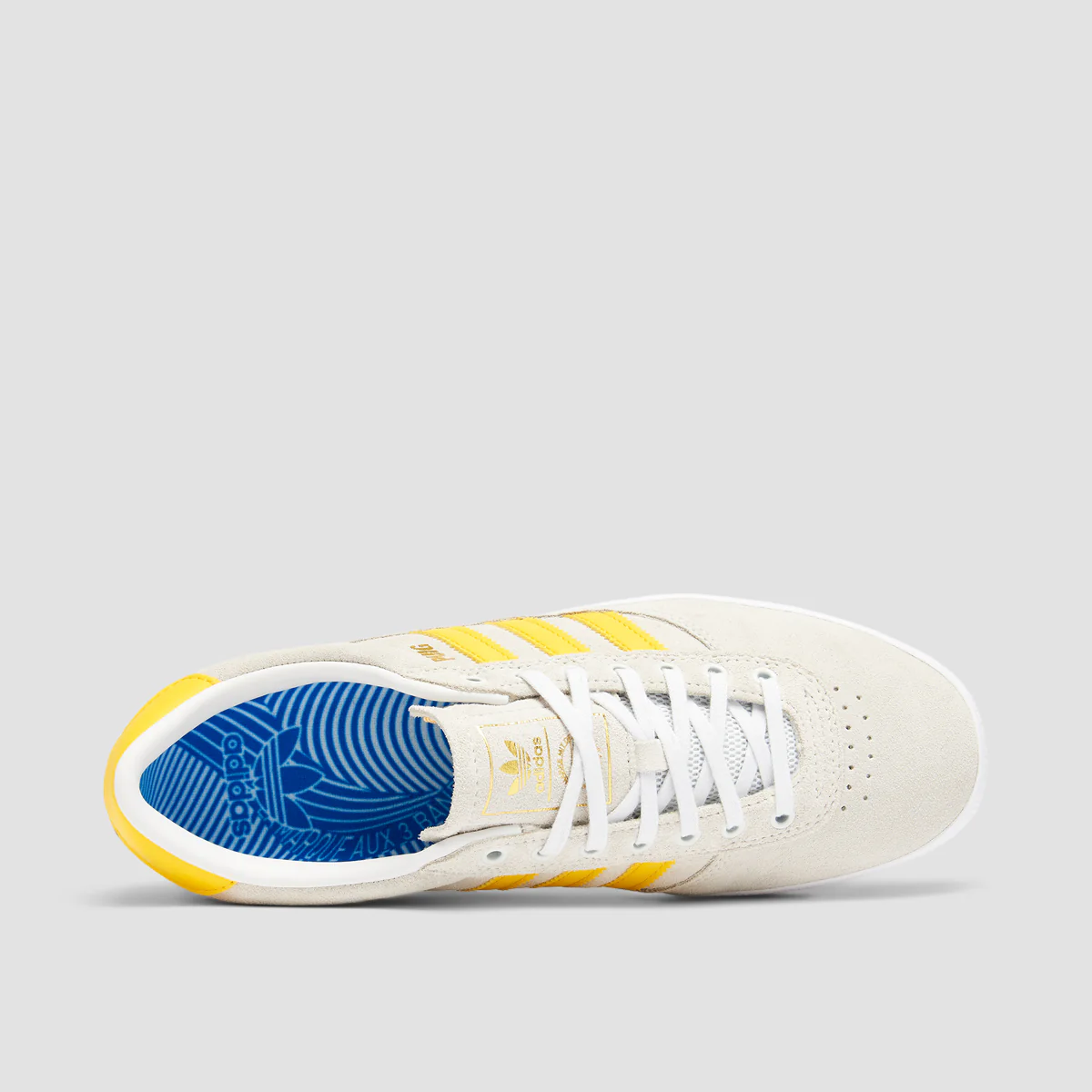 adidas Puig Indoor Shoes - Crystal White/Bold Gold/Ftwr White - Image 4