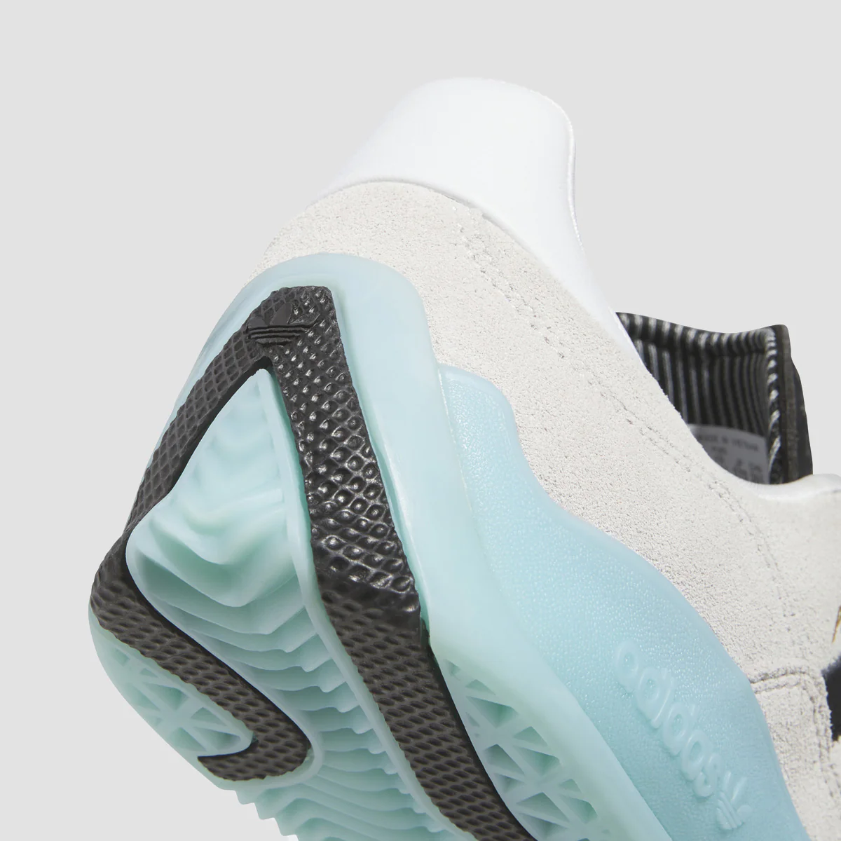 adidas Puig Shoes - Crystal White/Core Black/Light Aqua - Image 3
