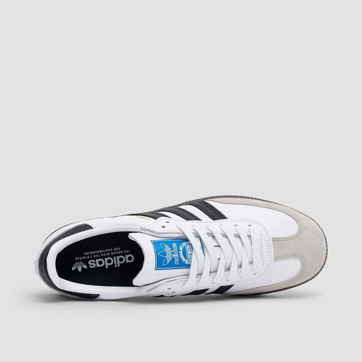 adidas Samba Adv Shoes - Footwear White/Core Black/Gum5 - Image 4