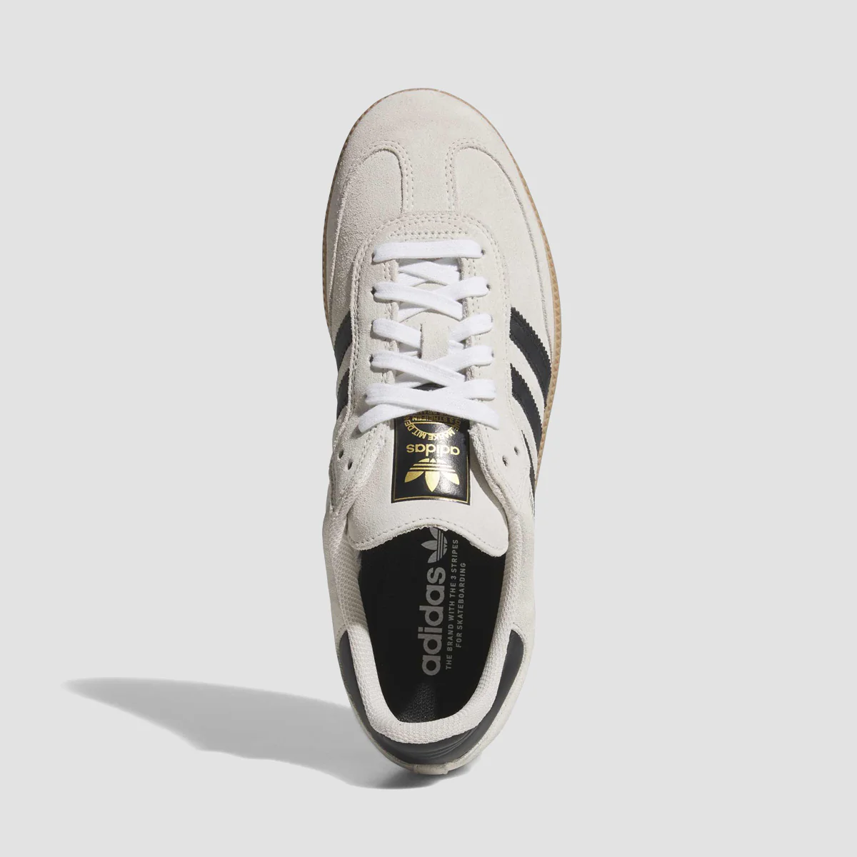 adidas Samba Adv Shoes - Alumina/Core Black/Gum4 - Image 3