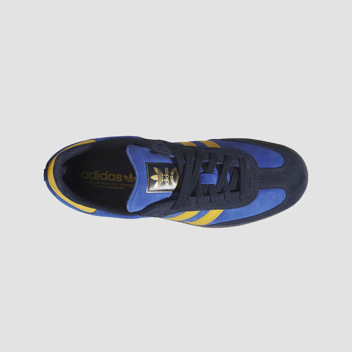 adidas Samba Adv Shoes - Collegiate Navy/Preloved Yellow/Team Royal Blue - Image 5