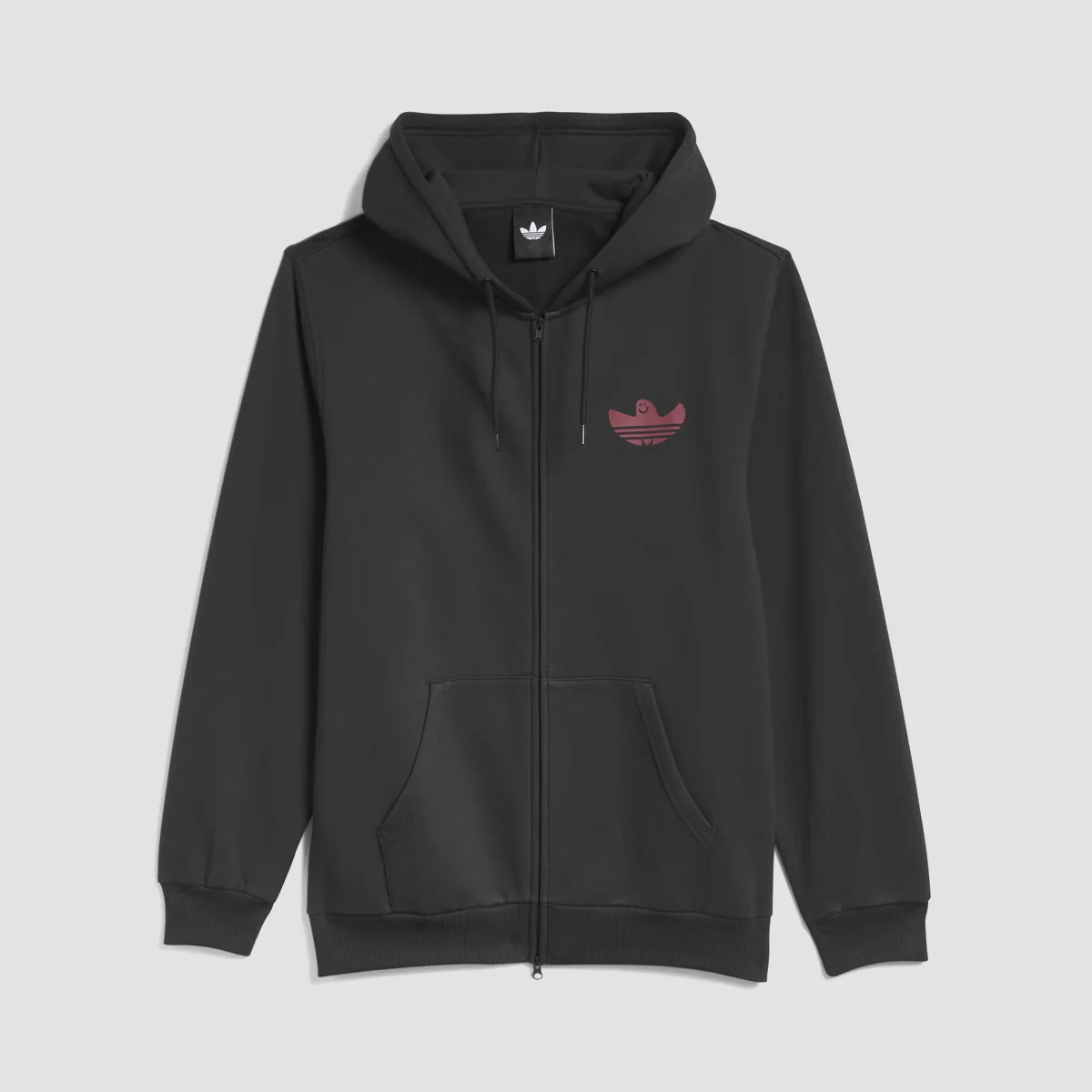 adidas Shmoo G Shmangry Zip Hoodie (Gender Neutral) Black/Shadow Red - Image 3