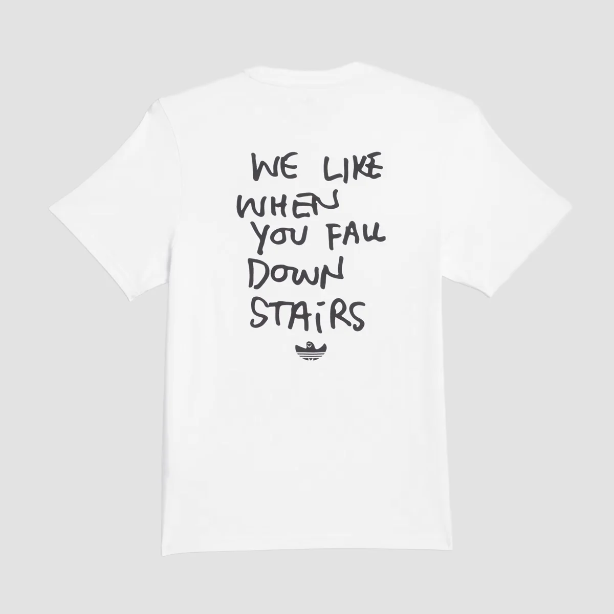 adidas Shmoofoil Stairs T-Shirt (Gender Neutral) White/Black