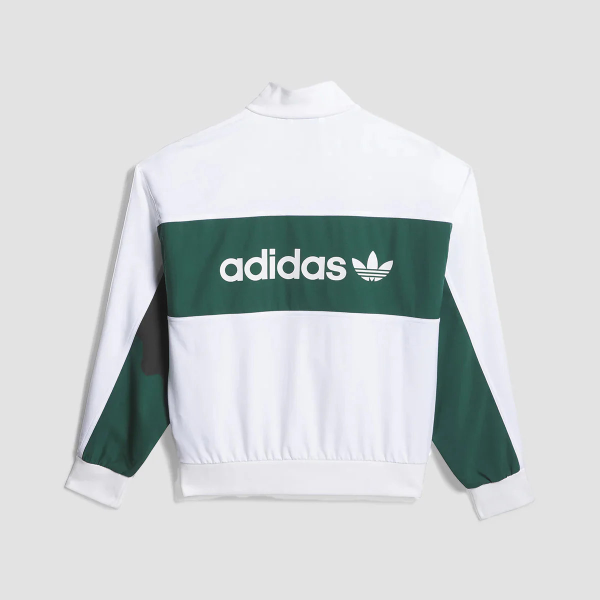 adidas Skate Jacket White/Collegiate Green - Womens - Image 4