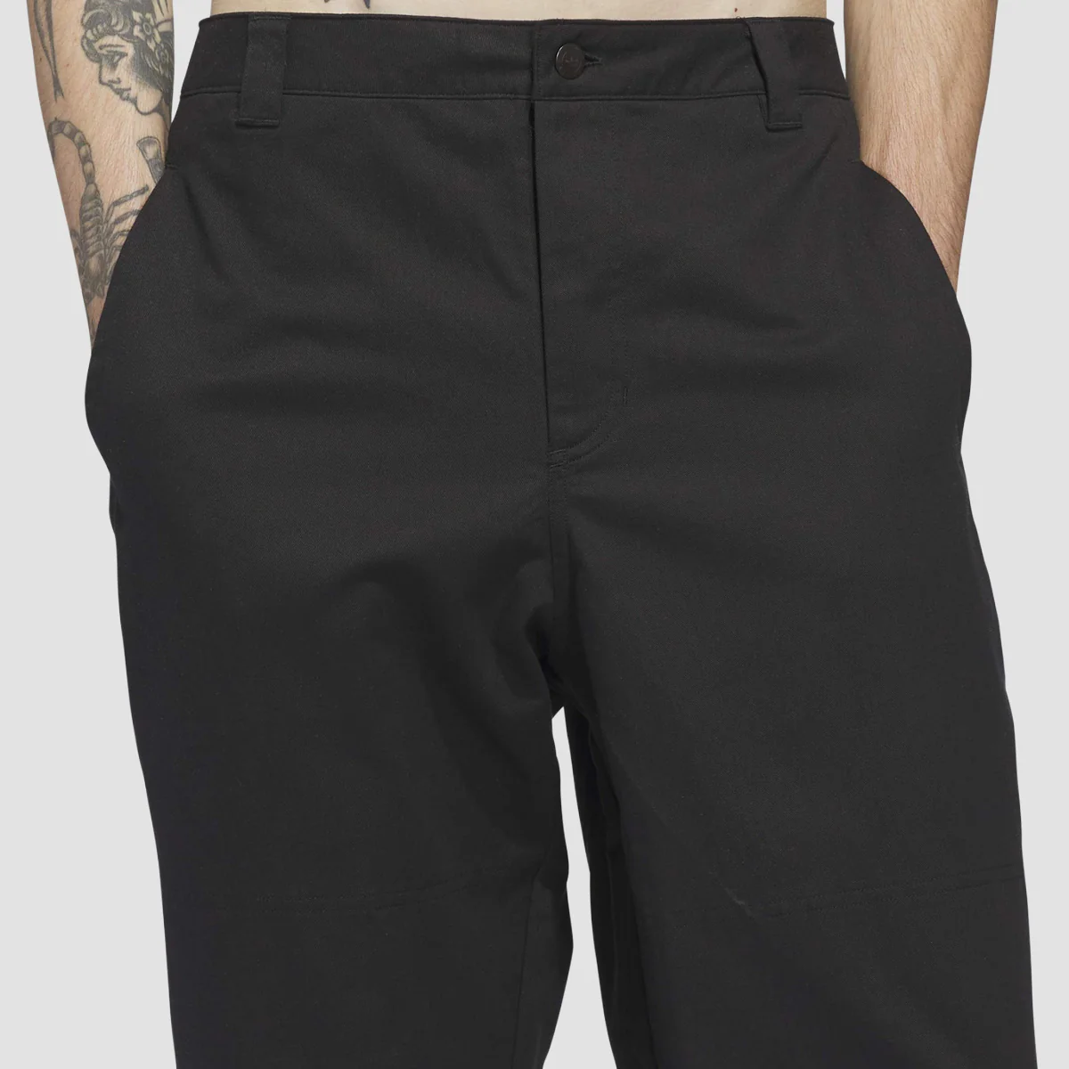 adidas Skateboarding Chino Tracksuit Pants Black - Image 3