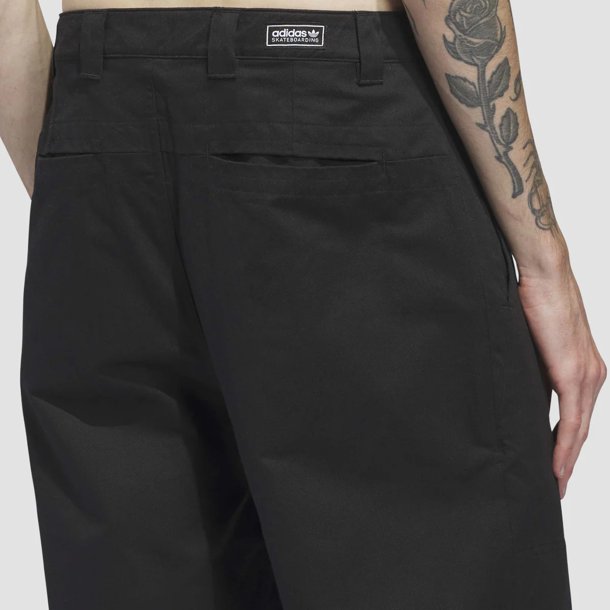 adidas Skateboarding Chino Tracksuit Pants Black - Image 4