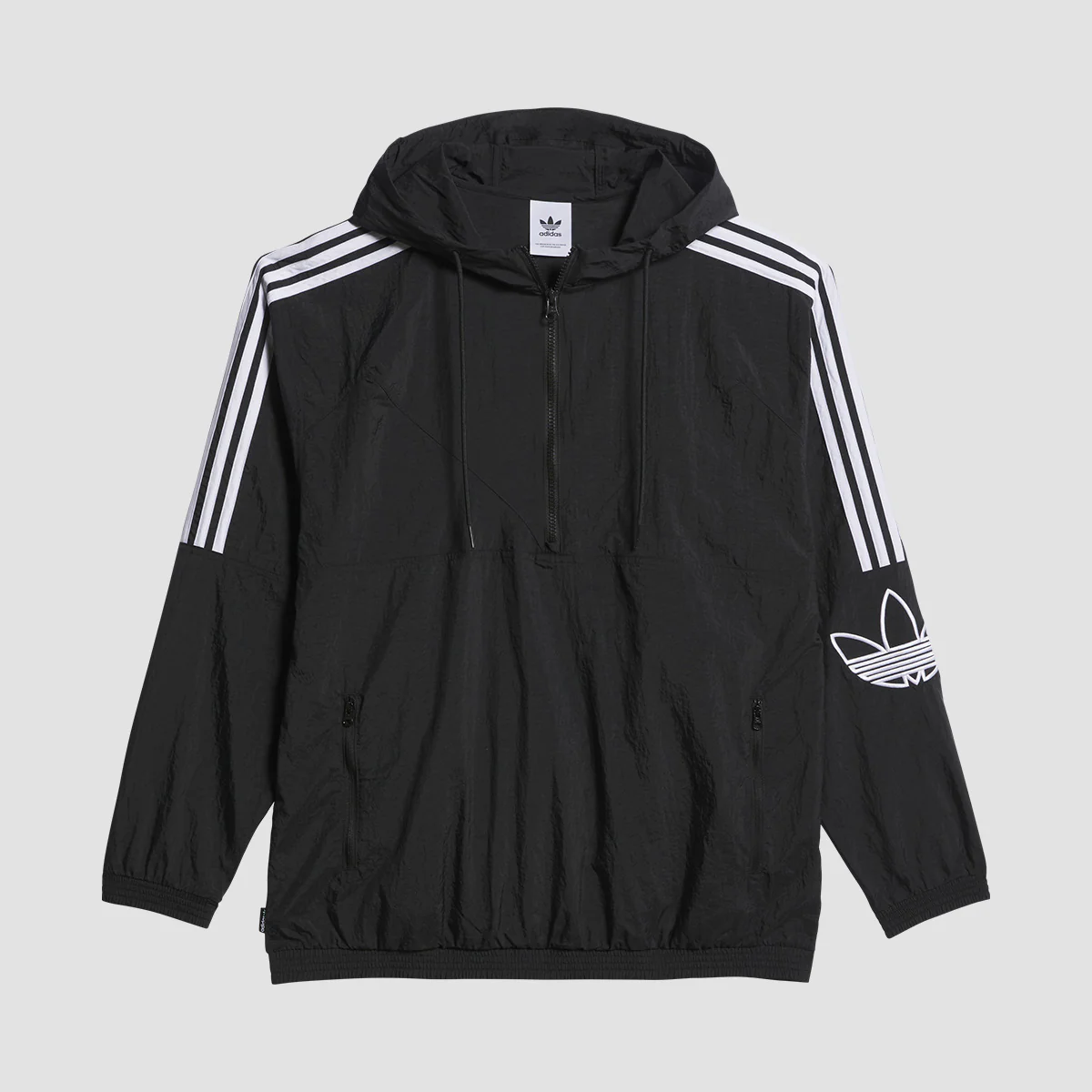 adidas Skateboarding Classic Anorak Jacket Black - Image 5