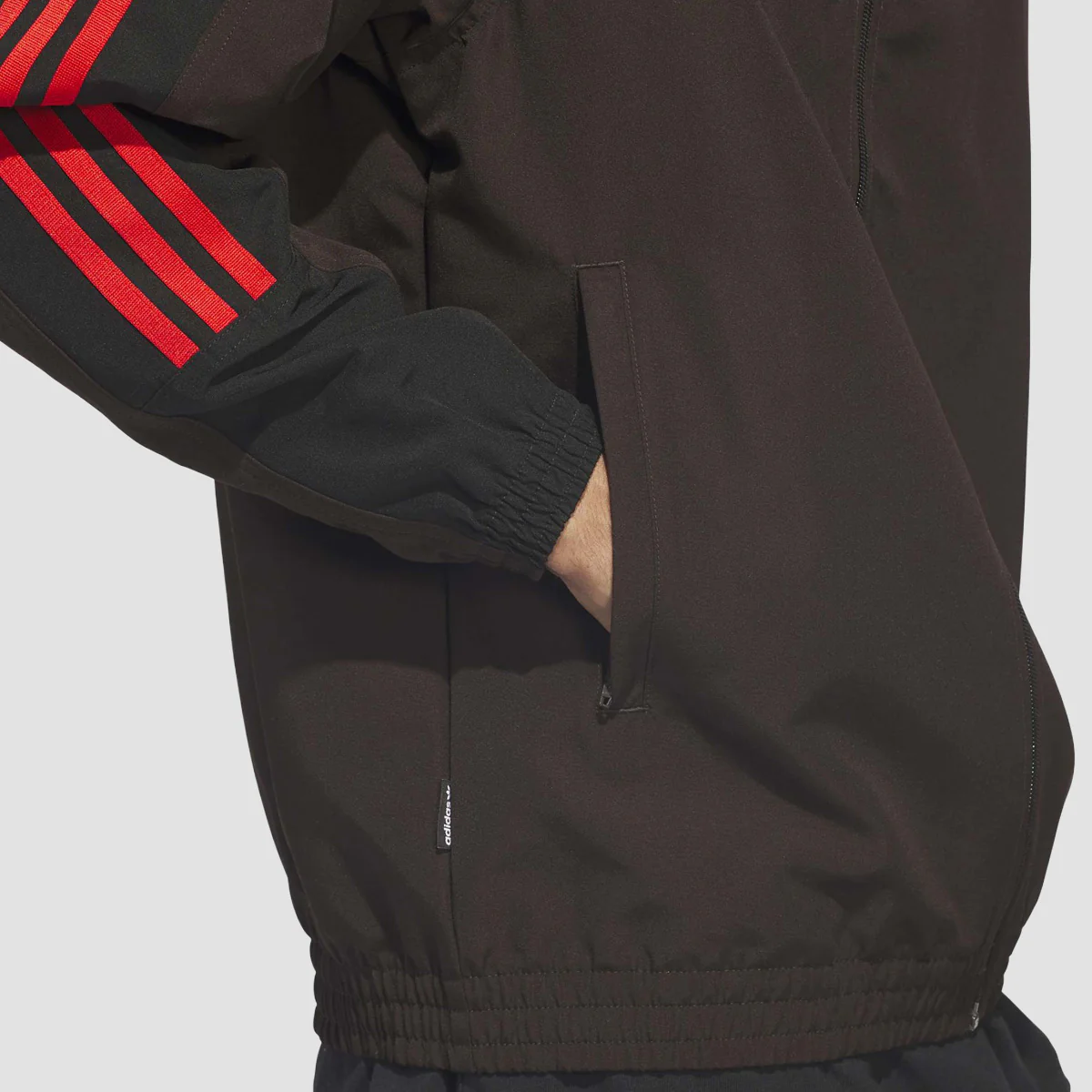 adidas Skateboarding Gatsele Track Track Jacket Aurora Coffee/White/Black - Image 3