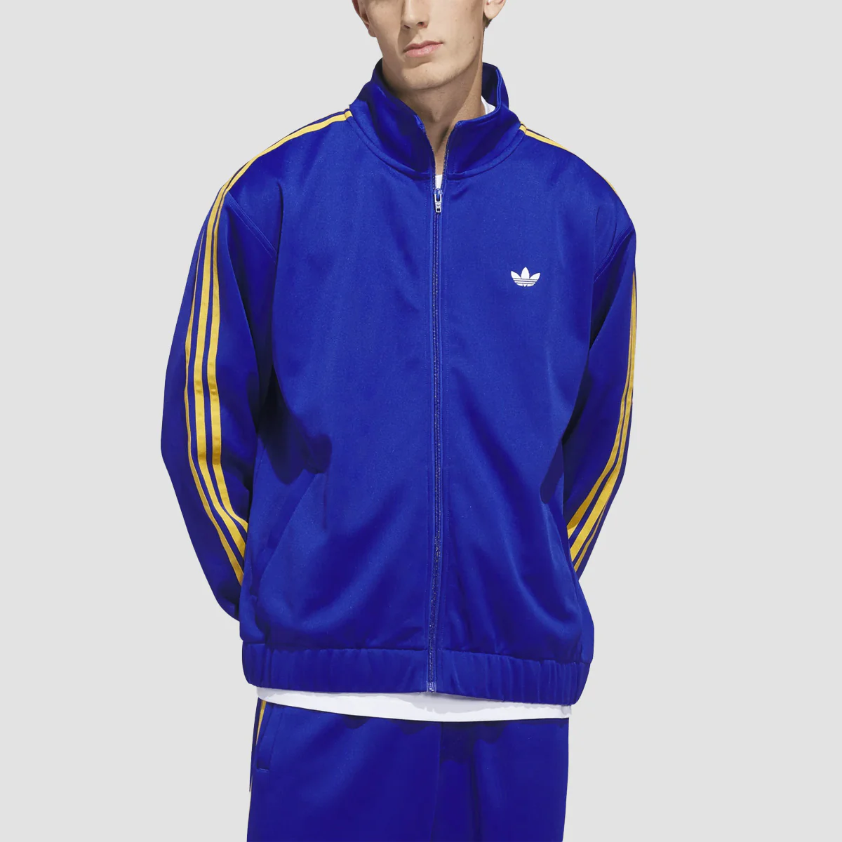 adidas Skateboarding Superfire Firebird Track Jacket Team Royal Blue/Preloved Yellow