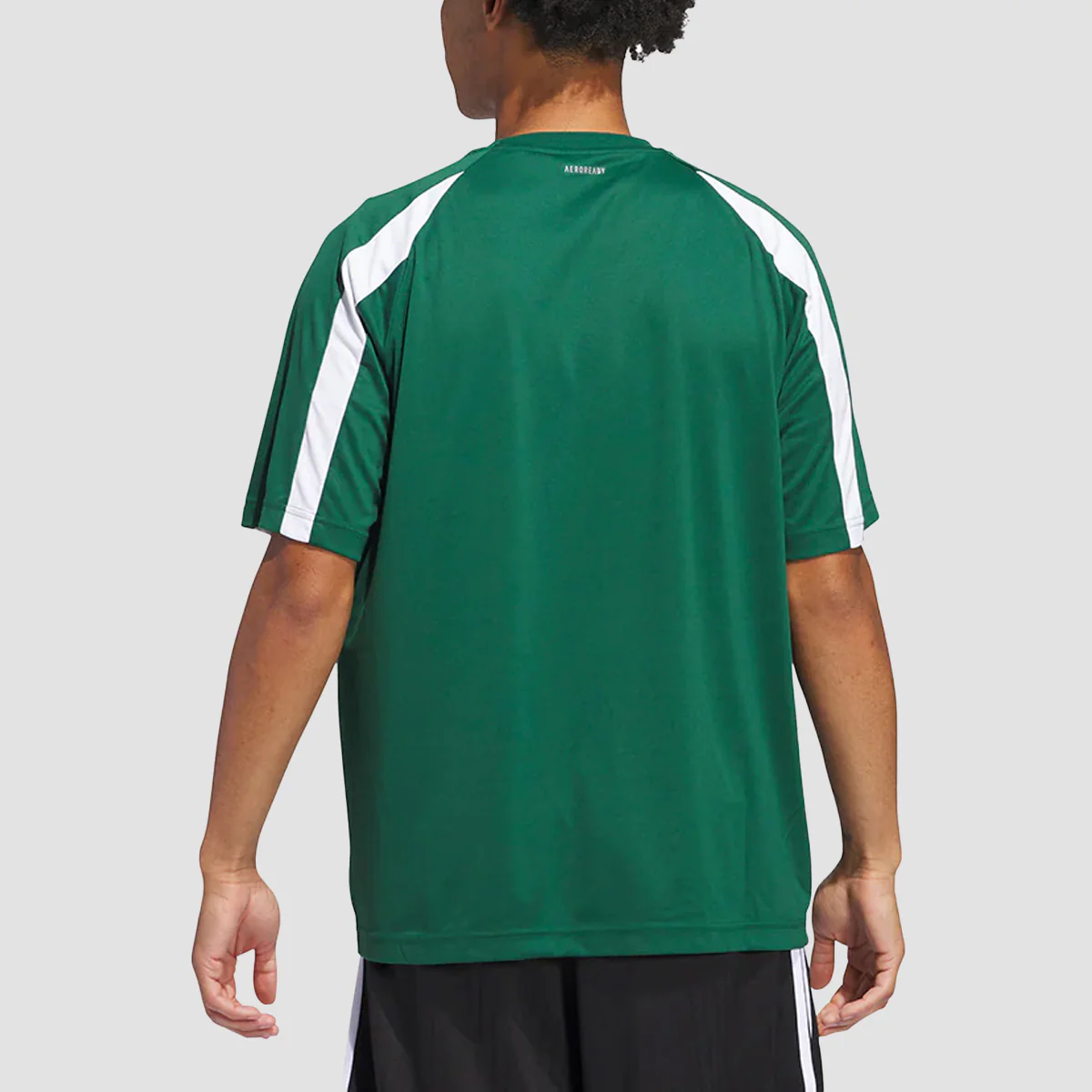 adidas Skateboarding Teamgeist Jersey T-Shirt (Gender Neutral) Dark Green/White - Image 2