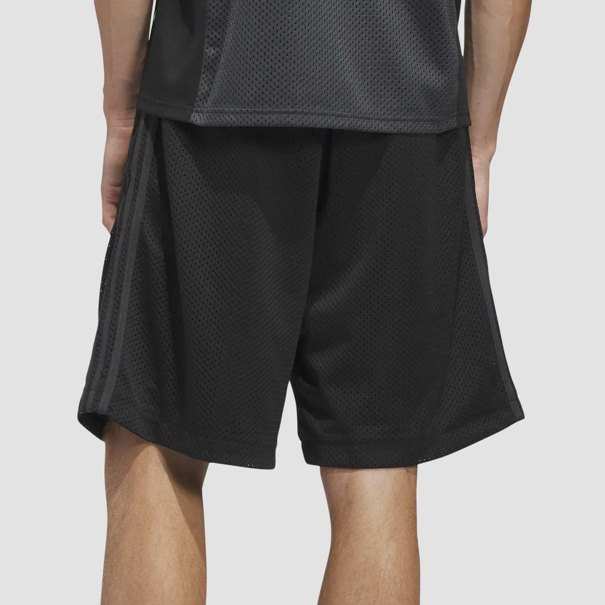 adidas Skateboarding X Tyshawn Bball Shorts Black/Matte Gold/Carbon - Image 2