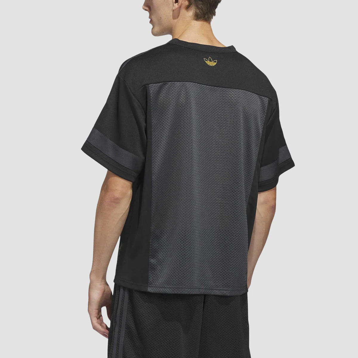 adidas Skateboarding X Tyshawn Football Jersey T-Shirt Black/Iron Met./Carbon - Image 2
