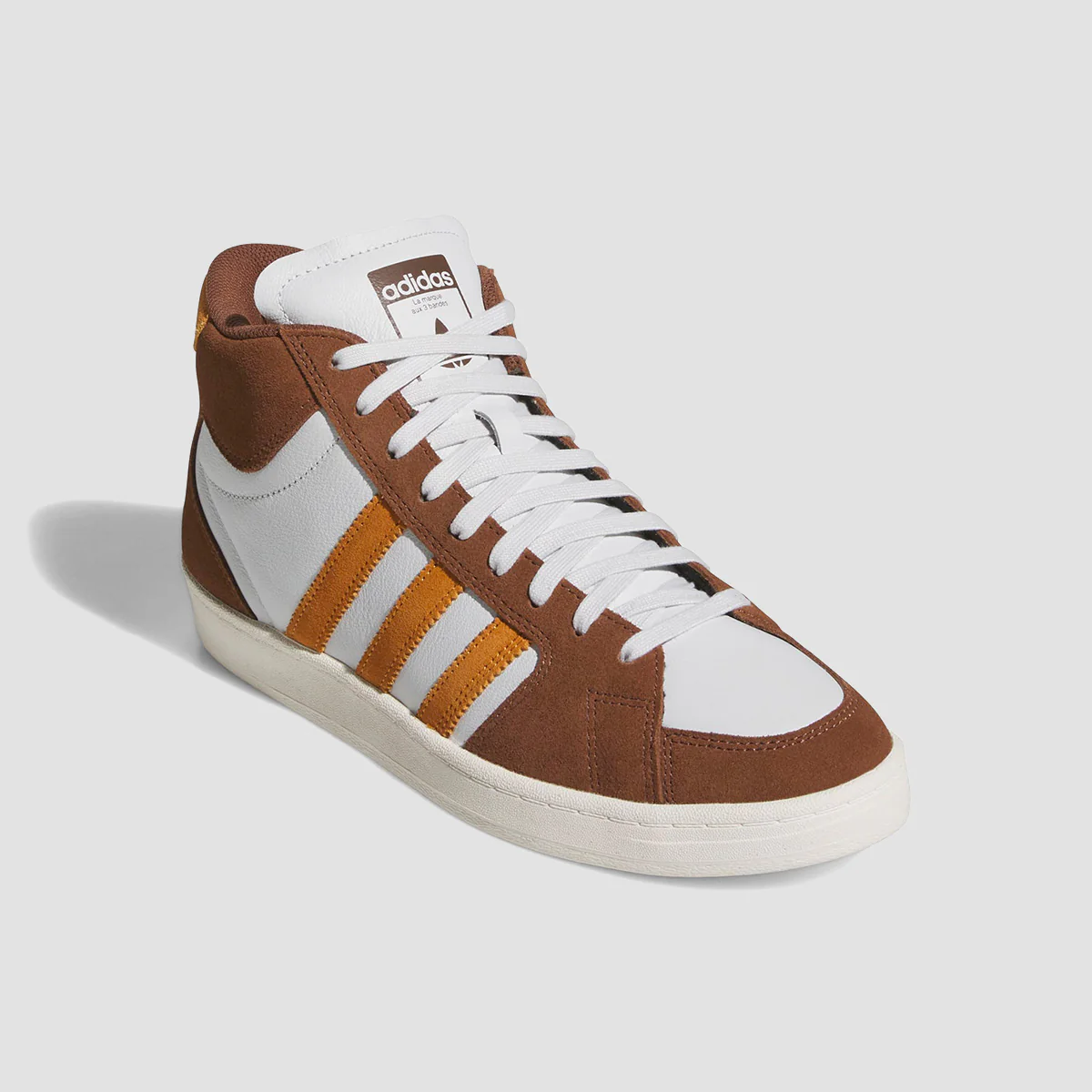 adidas Superskate Mid Top Shoes - Preloved Brown/Rustic Orange/Crystal White - Image 4