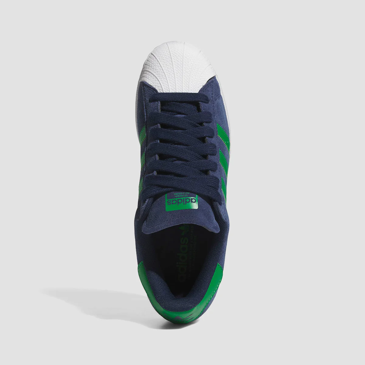 adidas Superstar Shoes - Collegiate Navy/Green/Ftwr White - Image 3