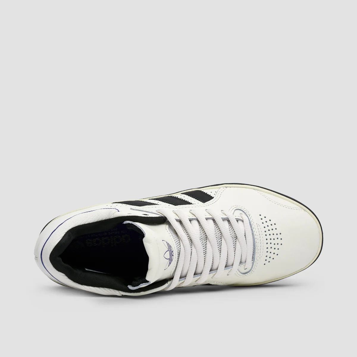 adidas Tyshawn Shoes - Cloud White/Core Black/Purple - Image 4