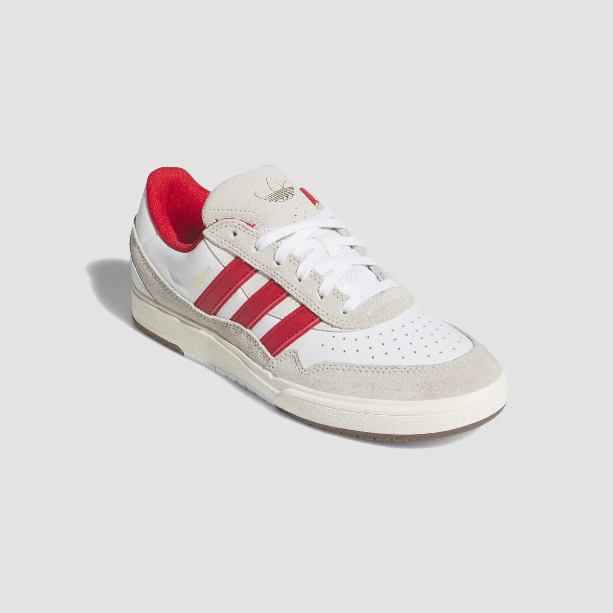 adidas Tyshawn II Shoes - Ftwr White/Better Scarlet/Chalk White - Image 4