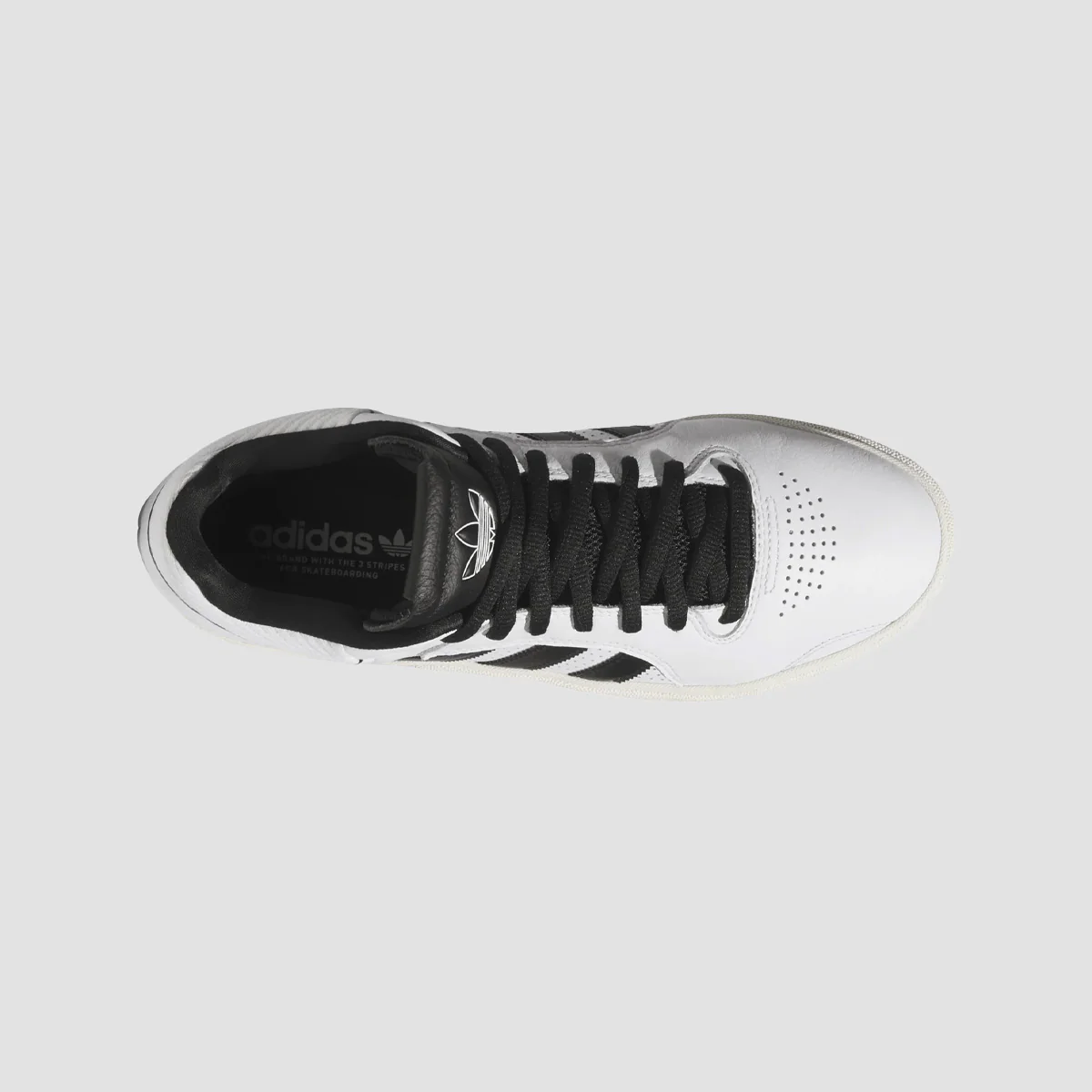 adidas Tyshawn Mid Top Shoes - Ftwr White/Core Black/Ftwr White - Image 3