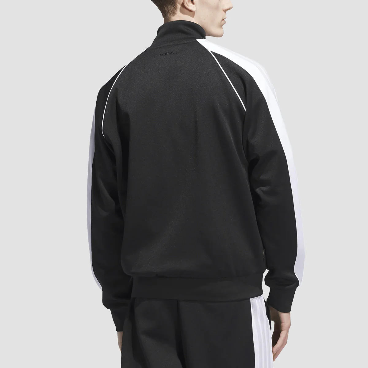 adidas Tyshawn Track Jacket (Gender Neutral) Black/White/Dash Grey - Image 2