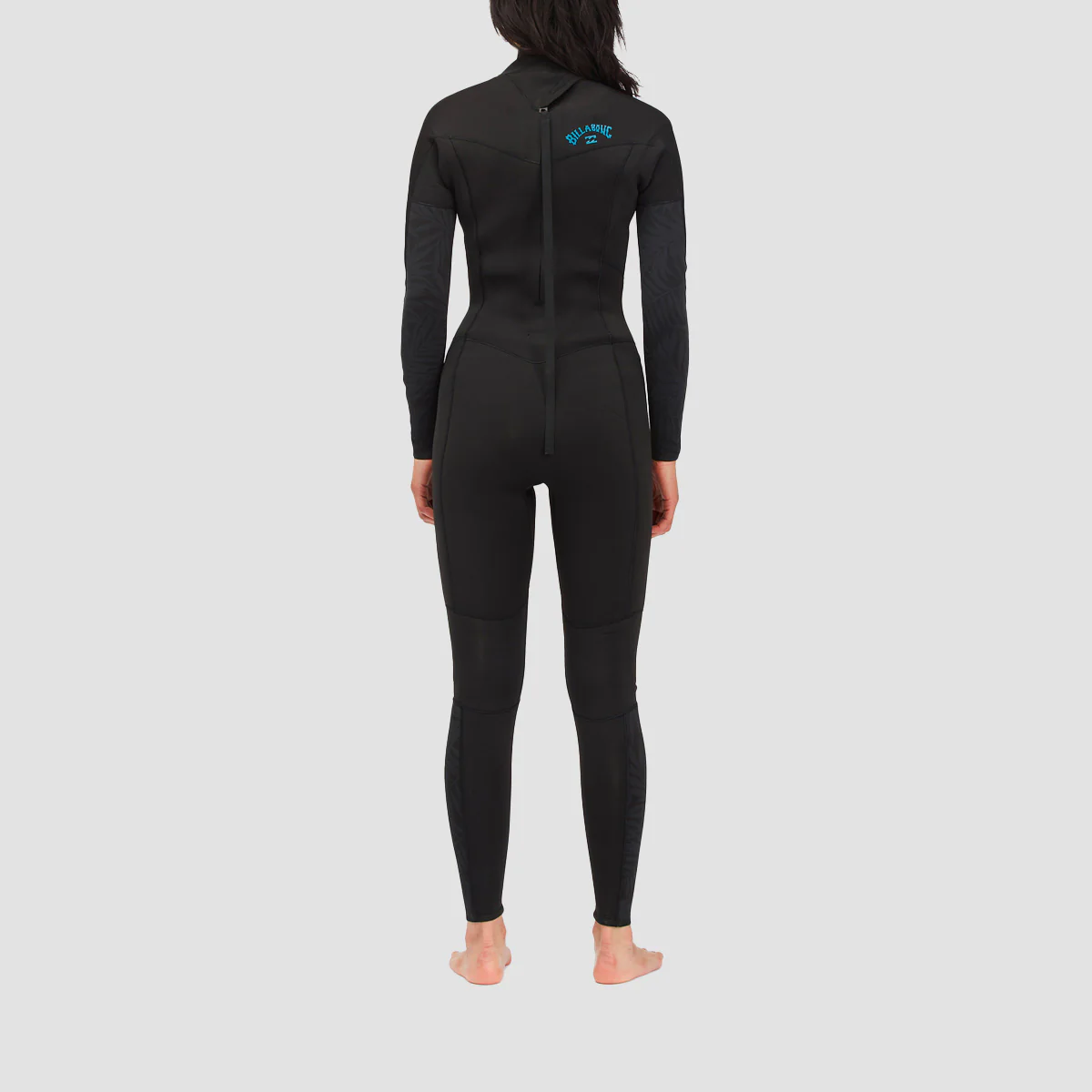 Billabong 5/4mm Synergy Back Zip Wetsuit Black Palms - Womens - Image 2