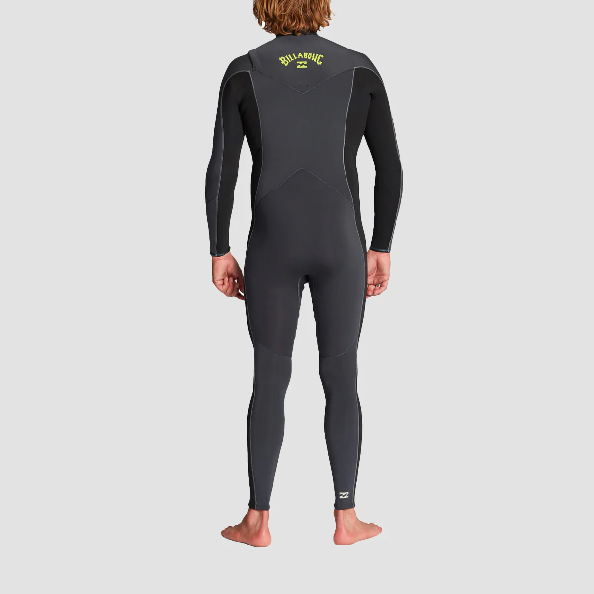 Billabong Absolute 3/2mm Chest Zip Wetsuit Grey - Image 2