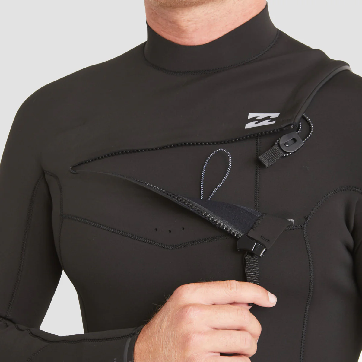 Billabong Absolute 4/3mm Chest Zip Wetsuit Black - Image 3